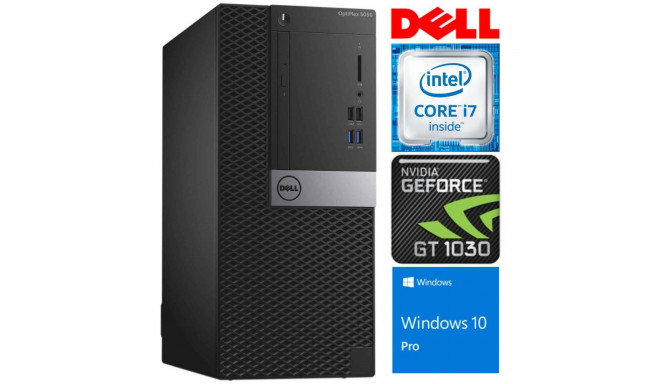 DELL 5050 MT i7-7700 32GB 1TB SSD M.2 NVME+2TB GT1030 2GB WIN10Pro