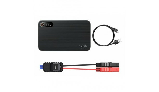 Baseus Pro+ auto käivitusabi, 12000mAh, 1200A, USB (must)
