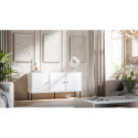3D chest of drawers PALAZZO BIS 151x40x75 white matt