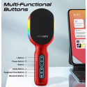 Promate VocalMic 5-in-1 RGB Wireless Karaoke Microphone & Speaker