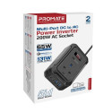 Promate Inverto-200W Car inverter DC-AC 11-17V 200W / USB-C PD65W