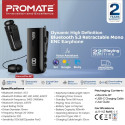 Promate MonoFlix-BT Wireless Mono Earphone Bluetooth 5.3 / ENC