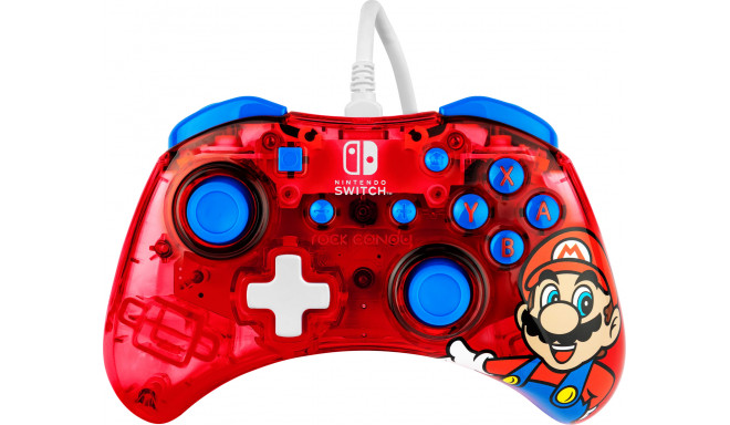 PDP controller Rock Candy Nintendo Switch, Mario (opened package)