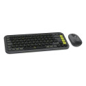 Logitech POP Icon Combo keyboard Mouse included Universal Bluetooth QZERTY Danish, Norwegian, Swedis