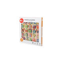 bo. Educational wooden puzzle "Alphabet and animals" (In Estonian lang.)