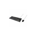 Renkforce RF-KMC-712 keyboard Mouse included Home USB QWERTZ Swiss Black