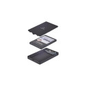 Renkforce RF-4505754 storage drive enclosure HDD/SSD enclosure Black 2.5&quot;