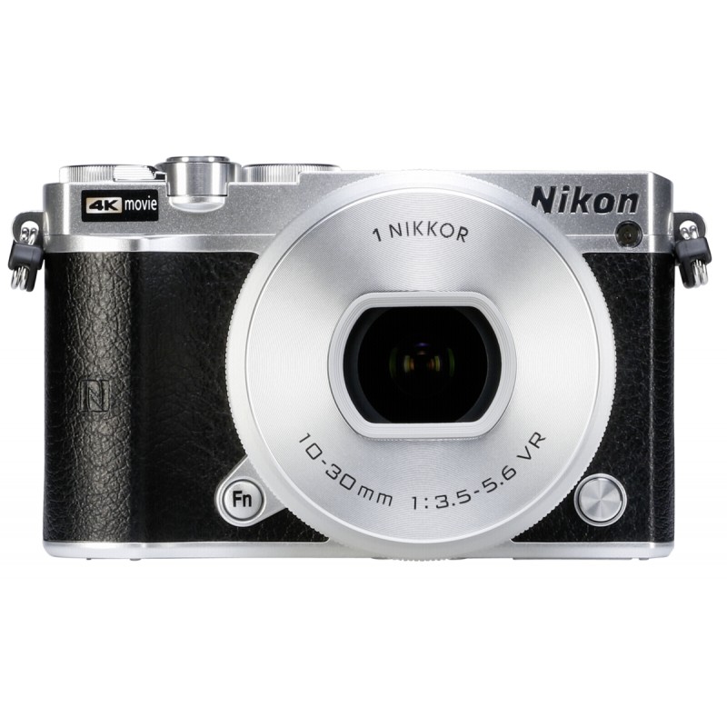 Nikon 1 J5 Kit silver + 10-30 PD-Zoom - Hübriidkaamerad - Photopoint