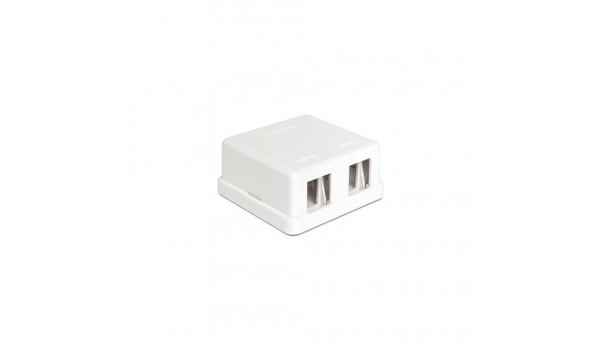DeLOCK 86207 wire connector 2x Keystone White
