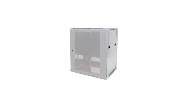 Intellinet Network Cabinet, Wall Mount (Standard), 15U, Usable Depth 260mm/Width 510mm, Grey, Flatpa