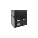 Intellinet Network Cabinet, Wall Mount (Standard), 12U, Usable Depth 260mm/Width 510mm, Black, Flatp