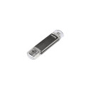 Hama Laeta Twin 64GB USB 2.0 USB flash drive USB Type-A / Micro-USB Grey
