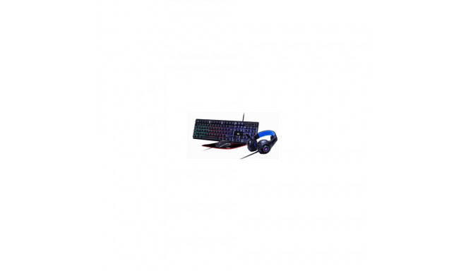 Gembird 4-in-1 Backlight Ghost Kit Keyboard + Headphones + Mouse + Mouse Pad