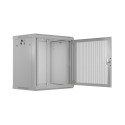 RACK CABINET 19" WALL-MOUNT 12U/600X450 WITH PERFORATED DOOR GREY LANBERG (FLAT PACK)