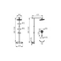 SHOWER SET WITH TERMOST MIXER NP75-TRV7U