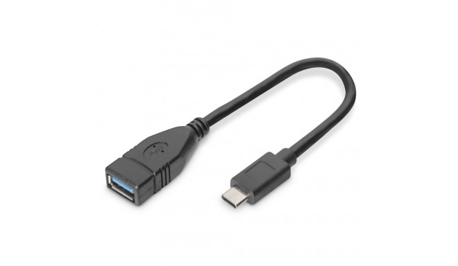 Digitus Adapter cable | AK-300315-001-S | USB-C to USB-A