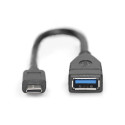 Digitus Adapter cable | AK-300315-001-S | USB-C to USB-A