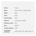 Baseus BA04 mini Bluetooth 5.0 adapter USB receiver computer transmitter black (ZJBA000001)