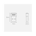 Baseus BA04 mini Bluetooth 5.0 adapter USB receiver computer transmitter black (ZJBA000001)