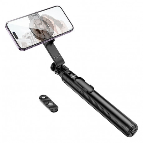Selfie stick Hoco tripod with wireless remote control magnetic K25 black