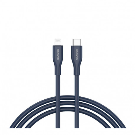 CANYON cable CLNM60 C-L 60W MFI 1m Silicon Blue