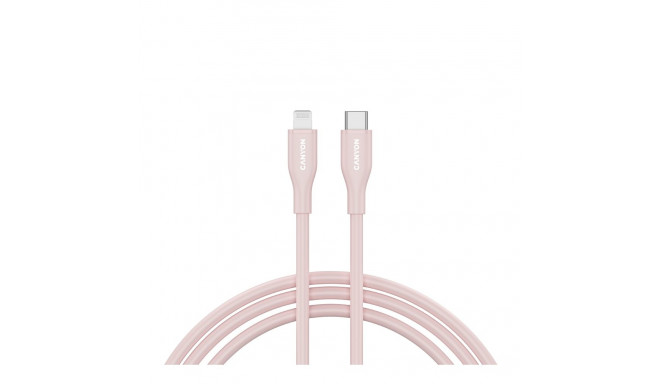 CANYON cable CLNM60 C-L 60W MFI 1m Silicon Pink
