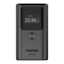 CANYON power bank OnPower 130 TFT 10000 mAh PD30W Dark Grey