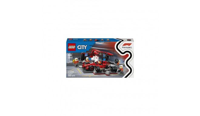 LEGO F1® Pit Stop & Pit Crew with Ferrari Car 60443
