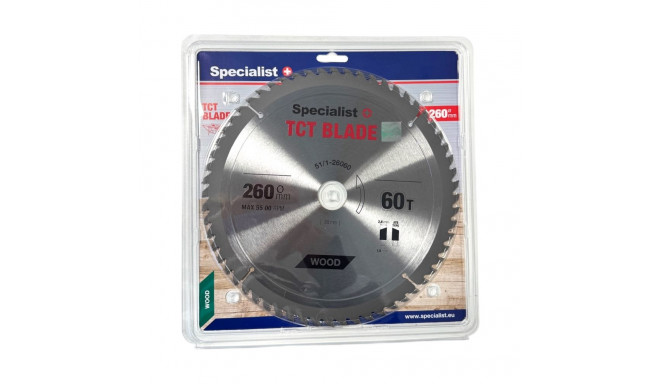 SPECIALIST+ lõikeketas, 260x60Tx30 mm