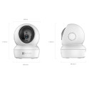Ezviz H6C CS-H6c Siseruumid Panoraam 4MP 2K Nutikas Pan & Tilt 360 AI Kaamera MicroSD / Öövision Val