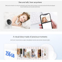 Ezviz H6C CS-H6c Indoor Panoramic 4MP 2K Smart Pan & Tilt 360 AI Camera MicroSD / Night vision White