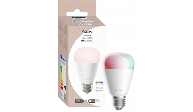 Aqara умная лампочка LED T2 E27 75W RGB CCT