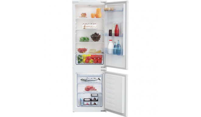 Beko BCSA285K4SN integreeritav külmik-sügavkülmik 271 L E valge