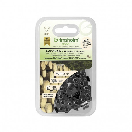 SAW CHAIN PREMIUM 64 DL .325 .058/1.5MM