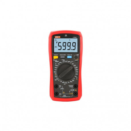 Skaitmeninis multimetras LCD; TRMS. NCV; (6000); VDC: 0.1÷600mV, 6V, 60V, 600V, 1kV, UNI-T