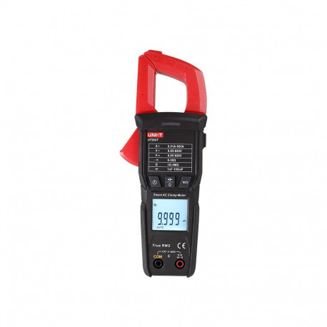 "srovės mõõtereplid CAT III 600V, AC 600A; DC/AC 600V; 6MΩ; 1000Hz; 100mF; NCV; 28mm, UNI-T"
