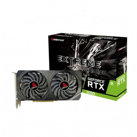 Graphics Card - BIOSTAR GeForce RTX 3050 6GB GDDR6 2304 CUDA Cores 250W
