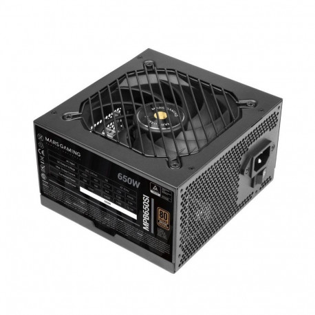 Power Supply Unit - Mars Gaming MPB650SI 650 W 80 PLUS Bronze 24-pin ATX Black