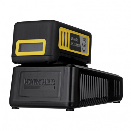 Battery & Charger Set - Kärcher Power 18/50 Cylinder Vacuum 18V 5000mAh Yellow/Black