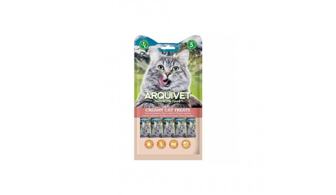 Cat Treat - ARQUIVET Creamy Snack with Tuna and Salmon 70g Gluten-Free