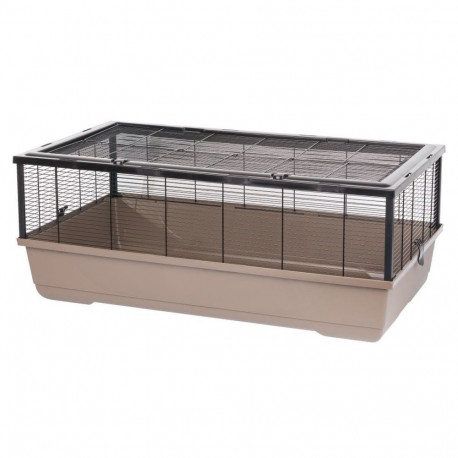 Rodent Cage - INTER-ZOO Bernie 100x54x39cm for Mice, Rats, Hamsters Mokka