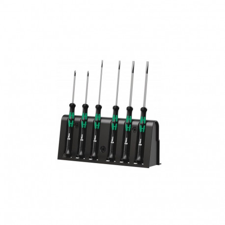 Wera 2035/6 A Screwdriver set and rack for electronic applications