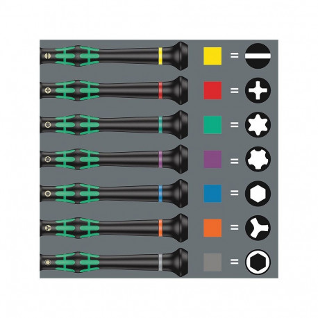 Wera 05118154001 manual screwdriver Set Straight screwdriver