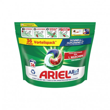CAPS WASHING ARIEL MS UNIVERSAL+ 36PCS