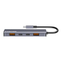CANYON hub DS-18 5in1 USB-C Grey