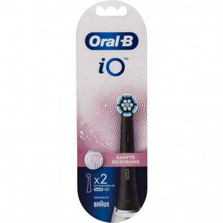 Oral-B O gentle cleaning set of 2, brush head (black)