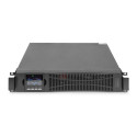 DIGITUS OnLine UPS, rack/tower, 3000VA, 3000W, LCD, 8 x C13, 1 x C19, RS-232, USB, SNMP card (option