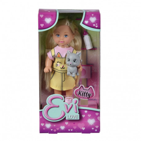 Simba nukk Evi Love: kiisuga - 2 erinevat