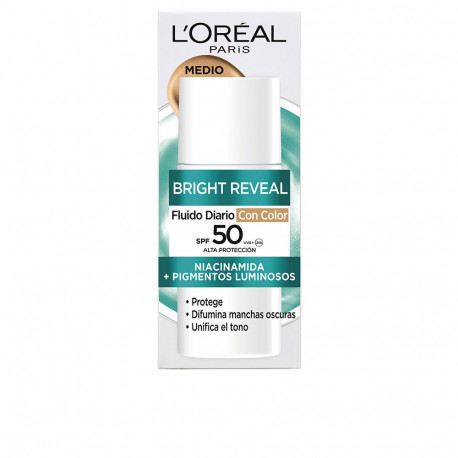 L'Oréal Paris päevane näovedelik Bright Reveal niatsiinamiidiga SPF50 50ml, keskmine