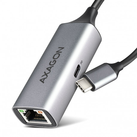 AXAGON | ADE-TXPD USB-C Gigabit Ethernet adapter PD 100W-ga